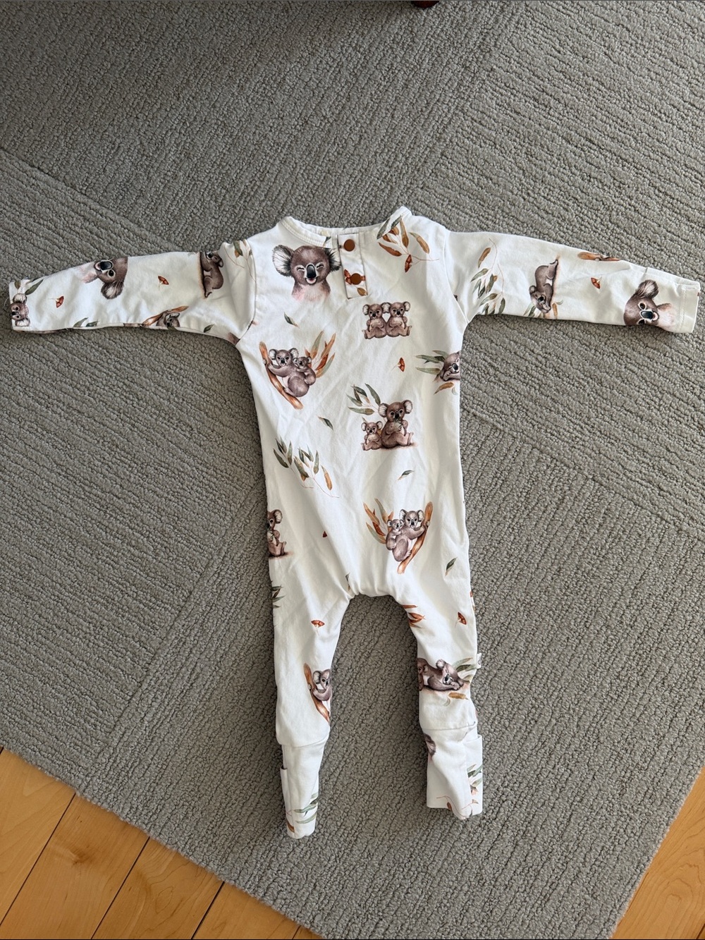 Snuggle Hunny Koala Organic Growsuit